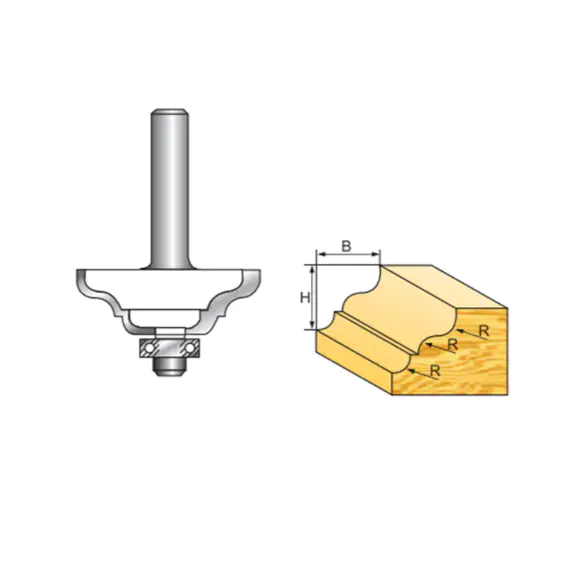 Wood Handrail Router Bits