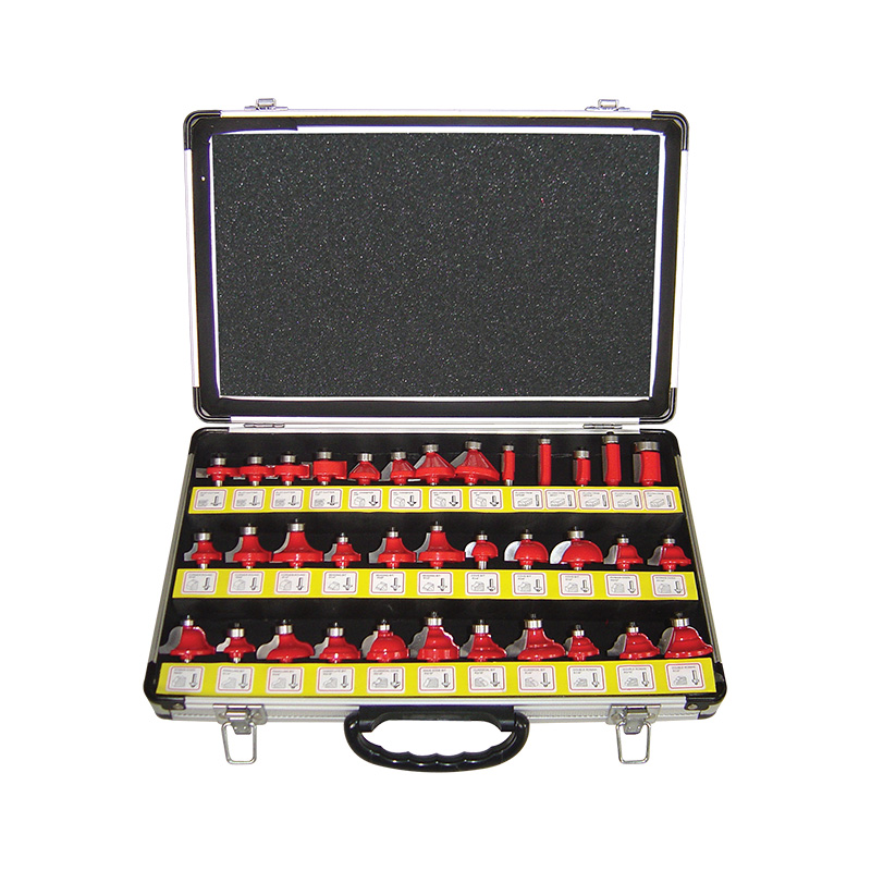 35-Piece Woodworking Milling Cutter Set