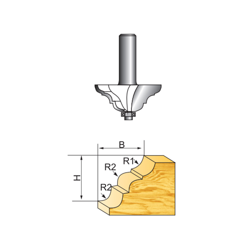 Handrail Classical Router Bit