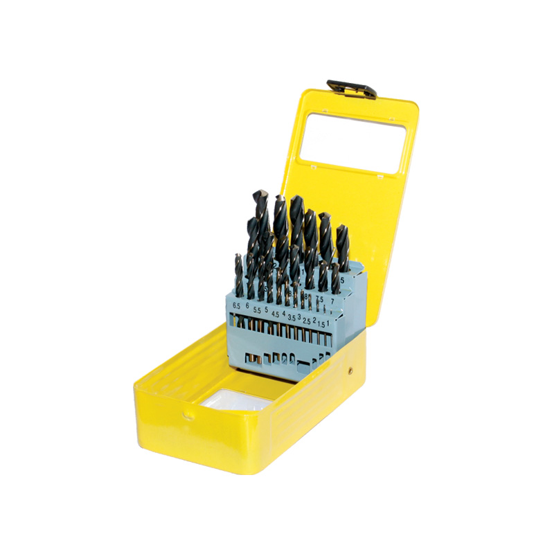 25 pcs/set HSS Straight Shank Twist Drill